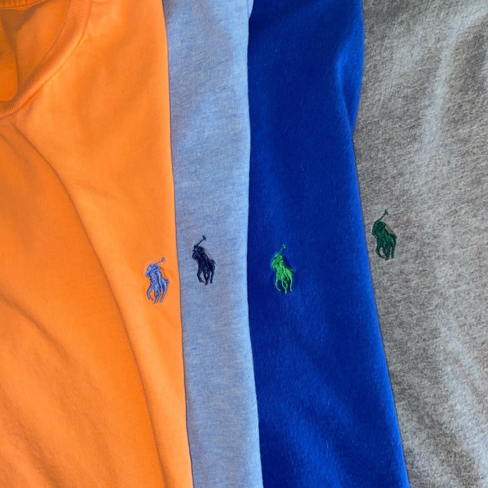 Men’s Ralph Lauren Polo T-shirts (lot of 4)